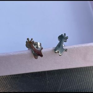 Giraffe studs earings - stainless steel JIRAFA